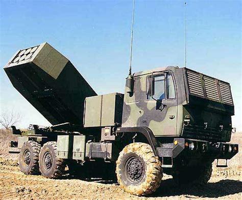 High-Mobility Artillery Rocket System (HIMARS), a member of MLRS family