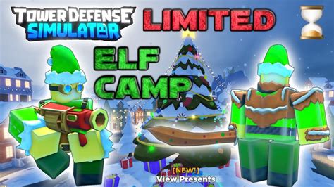 TDS Elf Camp Game Pass Elf Camp Event Tower Tds Roblox YouTube