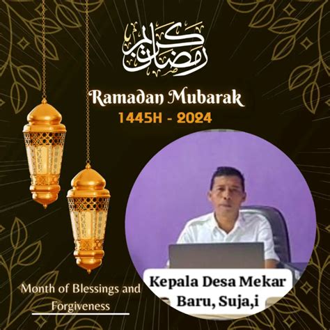 Pemdes Mekar Baru Mengucapkan Marhaban Ya Ramadhan 1445 H 2024 M