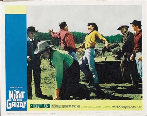 The Night of the Grizzly lobby card