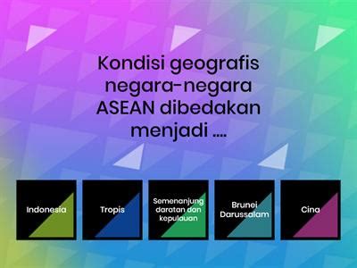 Kondisi Geografis Negara Negara Asean Teaching Resources