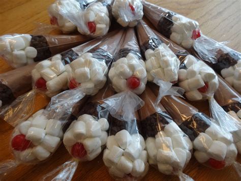 Individual Serving Hot Chocolate Cone Party Favors Christmas Skiing Sledding Valentines