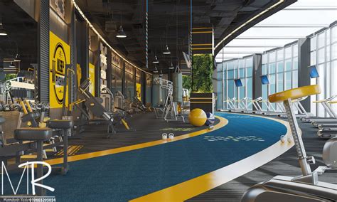 Modern gym design - Project - Evermotion