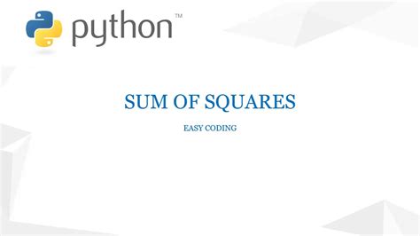 Python Program To Find The Sum Of Squares Of Natural Numbers Python