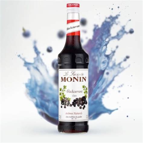 Monin Schwarze Johannisbeere Kaffee Sirup 70cl Flasche Packung 4 EBay