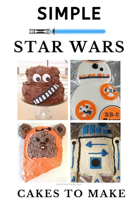 Homemade Star Wars Cakes