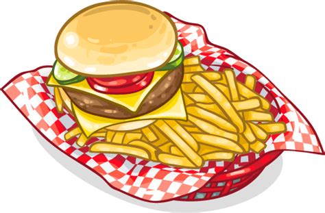 Scfrenchfries Frenchfries Fastfood Hamburger Burger French Fries Clipart Full Size Clipart