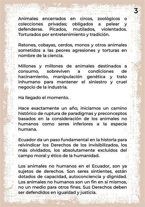 Protección Animal EC on Twitter Manifiesto27E El Pueblo del Ecuador