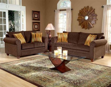 Living Room Decor With Dark Brown Couch Inspiring Ideas