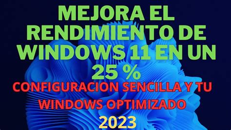 Aumentar El Rendimiento De Windows Youtube