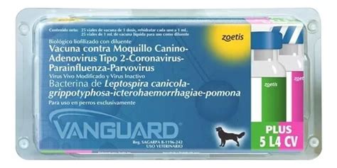 Suplemento Perro Vacuna Zoetis Vanguard Plus 5l4 Cv 10 Dosis MercadoLibre