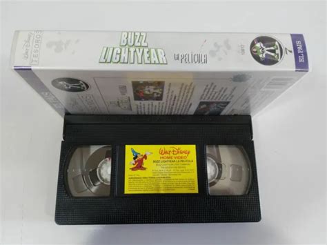 Buzz Lightyear The Film Toy Story Vhs Tape Walt Disney Spanish T