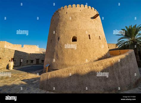 Oman, Khasab, Musandam, fort from 17th century, and museum Stock Photo ...