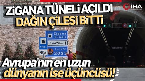 Zigana Tüneli Açıldı Şoförlerin Dağ Çilesi Bitti YouTube