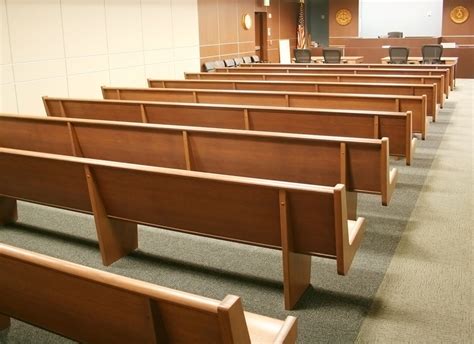 All Wood Benches | Quality Built Courtroom Benches | Sauder Courtroom