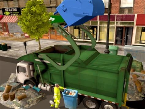 Play Garbage Truck Simulator Recycling Driving Game Free Online Games