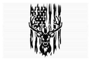 Deer Hunting Us Flag Svg Graphic By Awspik Creative Fabrica