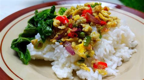 Borosin Nasi Resep Oseng Telur Bawang Enak Dan Simple Youtube