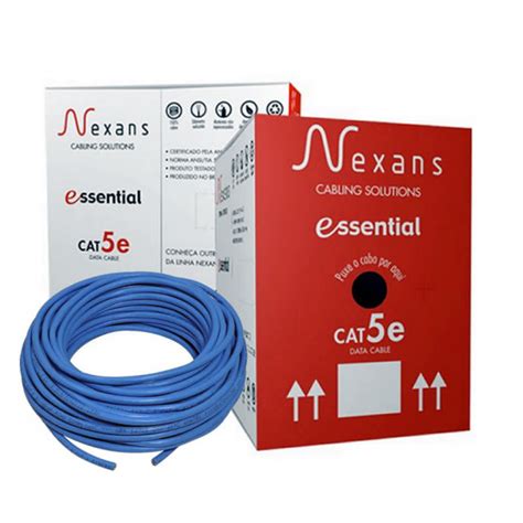 Cabo De Rede Nexans Cat5e Azul