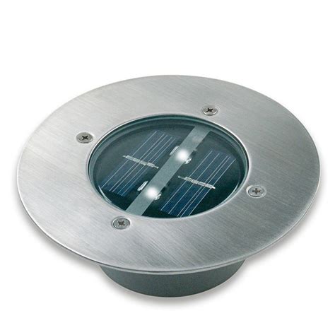 Runder Solar Led Bodeneinbaustrahler Lugo Ip Lampenwelt De