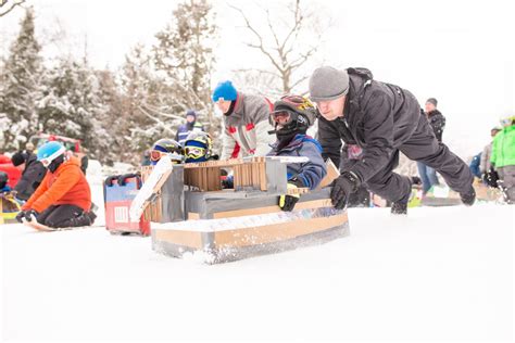 Cardboard Sled Race - Winterfest Grand Haven