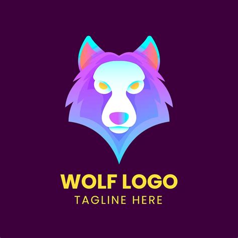 Шаблон дизайна логотипа волка | Бесплатно векторы