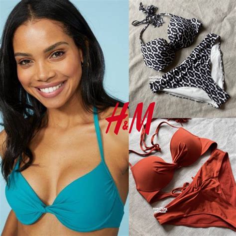 Jual One Set H M Lightly Lined Tassel Tied Leopard Bikini Bra Panty Set Bh Import With