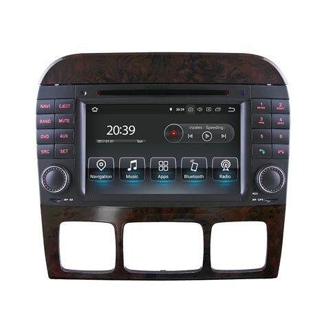 Mercedes W220 Android Radio Upgrade Head Unit Aftermarket - DVDGPSNav