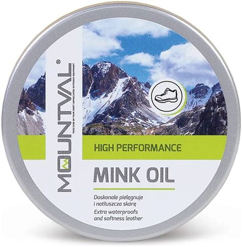 Mountval Mink Oil Huile de Qualité pour Chaussures Nourrissante