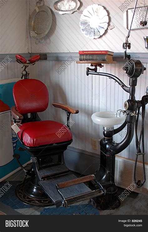 Antique Dental Chair Image And Photo Bigstock