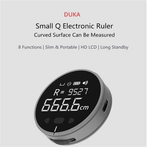 Buy Xiaomi Newest Youpin DUKA(Atuman) Little Q Electronic Ruler Tape HD ...