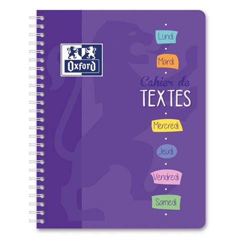 Cahier De Texte Spirale Petit Format X Pages Burostock