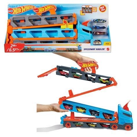 HOT WHEELS TOR WYŚCIGOWY TRANSPORTER CIĘŻARÓWKA oficjalne archiwum Allegro