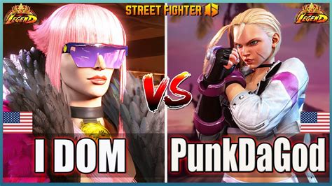 Street Fighter 6 IDom MANON Vs PunkDaGod CAMMY Best Room Match