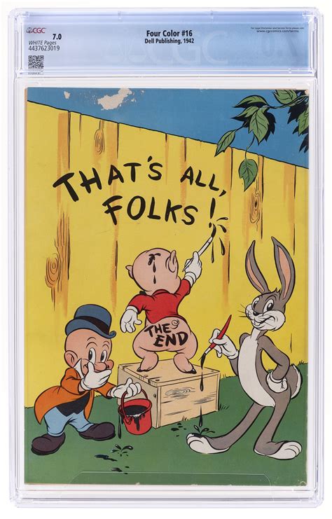 Hake S Four Color Cgc Fine Vf Porky Pig