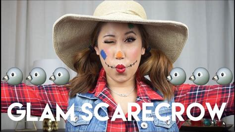 Halloween Tutorial Glam Scarecrow Youtube