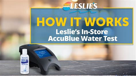 How Leslie's In-Store AccuBlue Water Test Works | Leslie's - YouTube