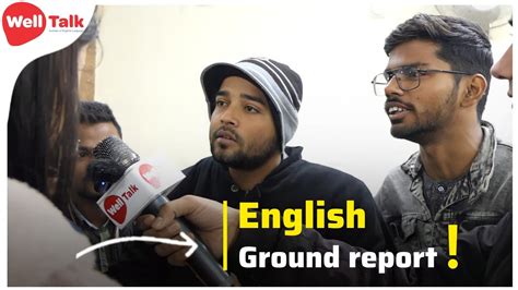 Beginners English Ground Report News Reporting Spoken English