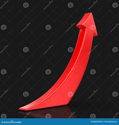 3d Image Of Arrow Up Stock Illustration Illustration Of Render 86235430