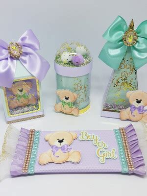 Kit Itens Luxo Cha Revelacao Ursinho Tons De Nude Compre Produtos