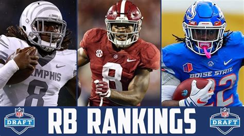 Nfl Draft Rb Rankings Nfl Draft Position Rankings Running