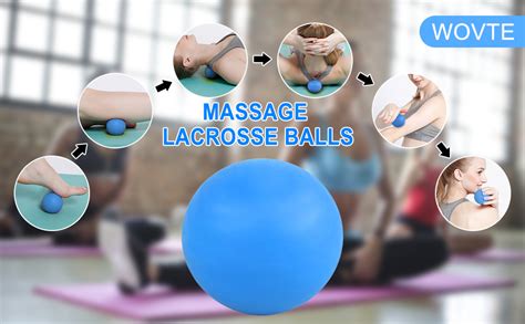 Wovte Massage Lacrosse Ball For Sore Muscles Shoulders Neck Back