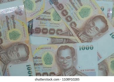 1000 Baht Thai Banknote Backdrop Stock Photo 1108910285 | Shutterstock