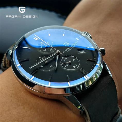 Pagani Design Reloj De Lujo Para Hombre Cron Grafo De Cuarzo Resistente