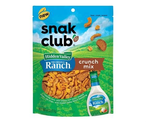 Snak Club Hidden Valley Ranch Crunch Mix 8 Oz Big Lots