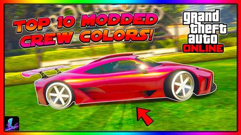 The Top 10 Best Modded Crew Colors In Gta 5 Online Bright Colors