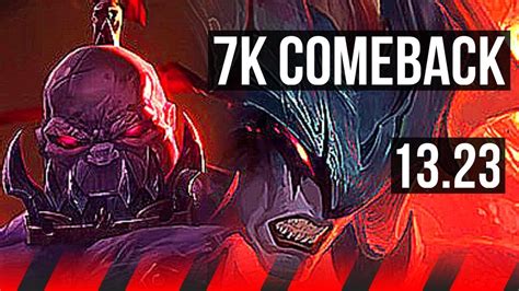 SION Vs AATROX TOP Comeback 2 4M Mastery 600 Games BR Master