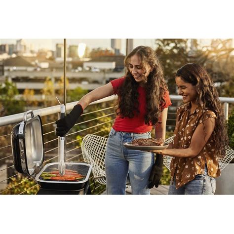 Weber Lumin Compact Portable Watt Electric Grill Black