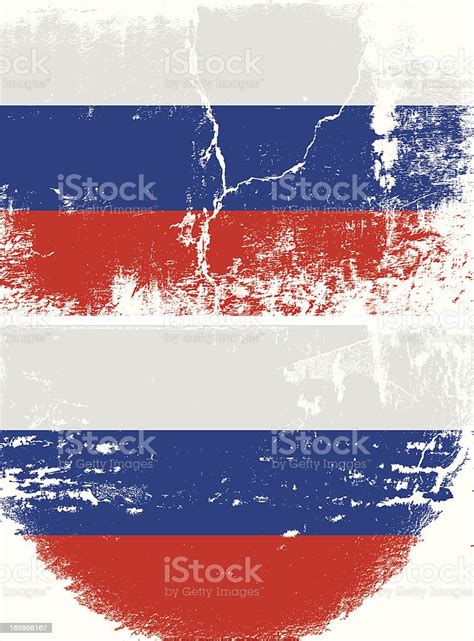 Russia Grunge Flag Stock Illustration Download Image Now Russian