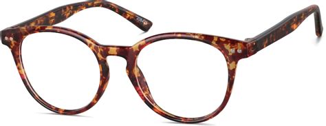 Tortoiseshell Round Glasses 208425 Zenni Optical Canada